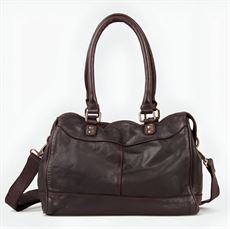 MONTANA CROSSBODY TASKE, JOLIET CROSSBODY TASKE, BRUN LEATHER